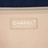 Chanel Medium Quilted Nubuck Natural Beauty Split Pocket Flap