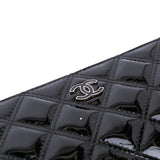 Chanel Medium Quilted Patent O Case Clutch