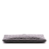 Chanel Medium Quilted Patent O Case Clutch