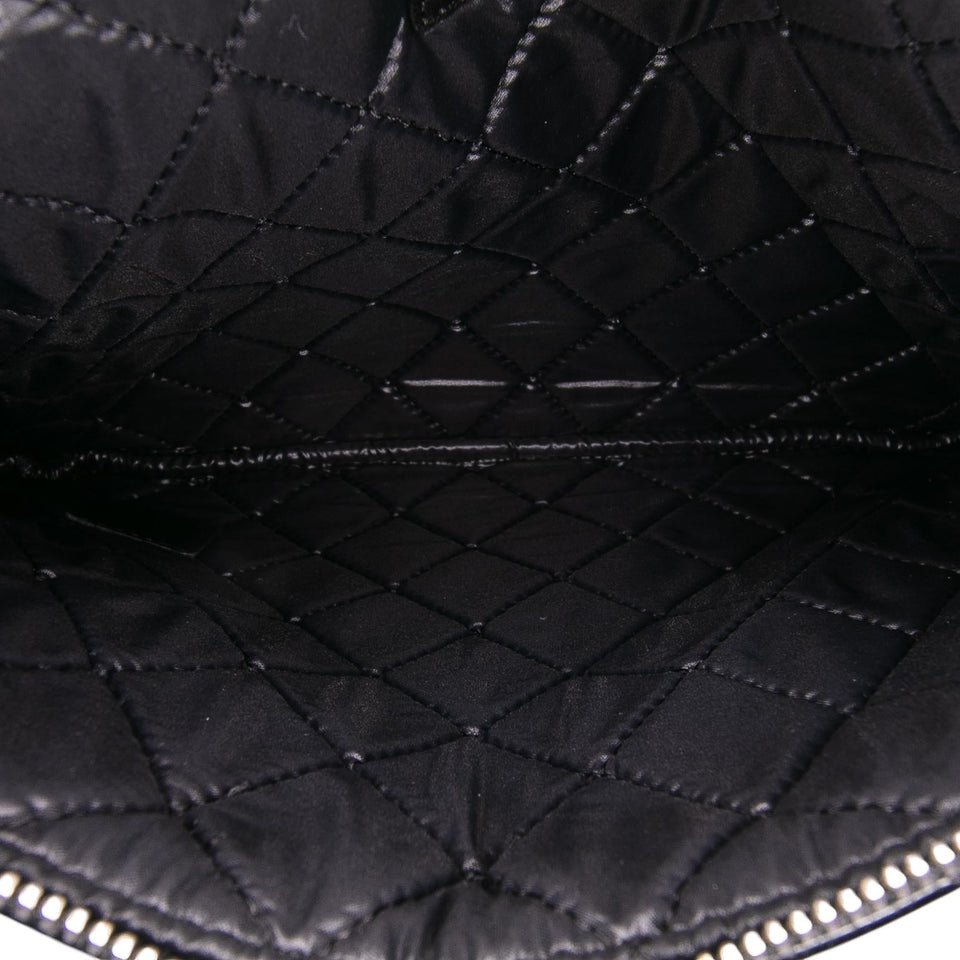 Chanel Medium Quilted Patent O Case Clutch