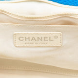 Chanel Medium Quilted Perforated Jersey Single Flap