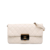 Chanel Medium Sheepskin Beauty Lock Flap