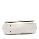 Chanel Medium Stitched Calfskin Covered CC Flap