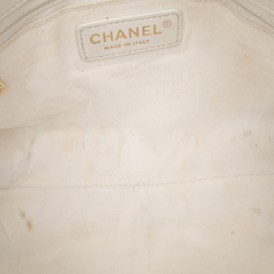 Chanel Medium Stitched Calfskin Covered CC Flap
