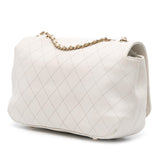 Chanel Medium Stitched Calfskin Covered CC Flap