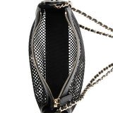 Chanel Mesh Lambskin Clutch with Chain