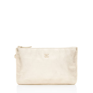 Chanel Metallic Calfskin Chanel 22 Pochette