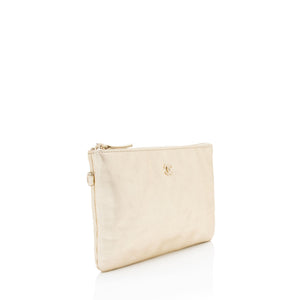 Chanel Metallic Calfskin Chanel 22 Pochette