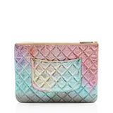 Chanel Metallic Calfskin Rainbow Reissue Pouch (SHF-Iy12ka)