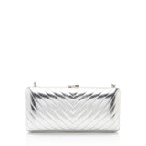 Chanel Metallic Crumpled Lambskin Fringe Clutch