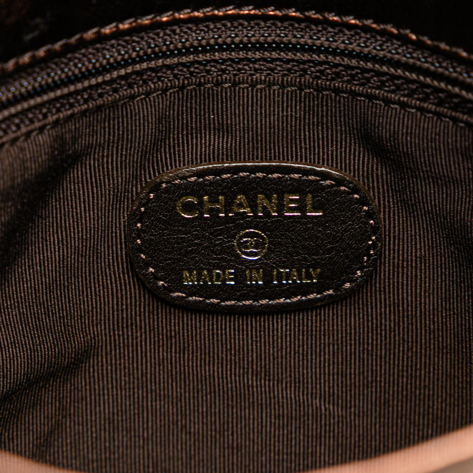 Chanel Metallic Lambskin Flap Crossbody