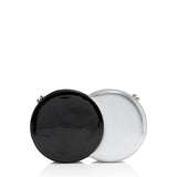 Chanel Metallic Lambskin Patent Leather Double Circle Clutch