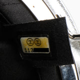 Chanel Metallic Lambskin Patent Leather Double Circle Clutch