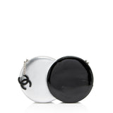 Chanel Metallic Lambskin Patent Leather Double Circle Clutch