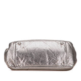 Chanel Metallic Perforated Calfskin Drill Accordion Flap