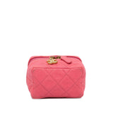 Chanel Micro Caviar Chain Vanity Bag