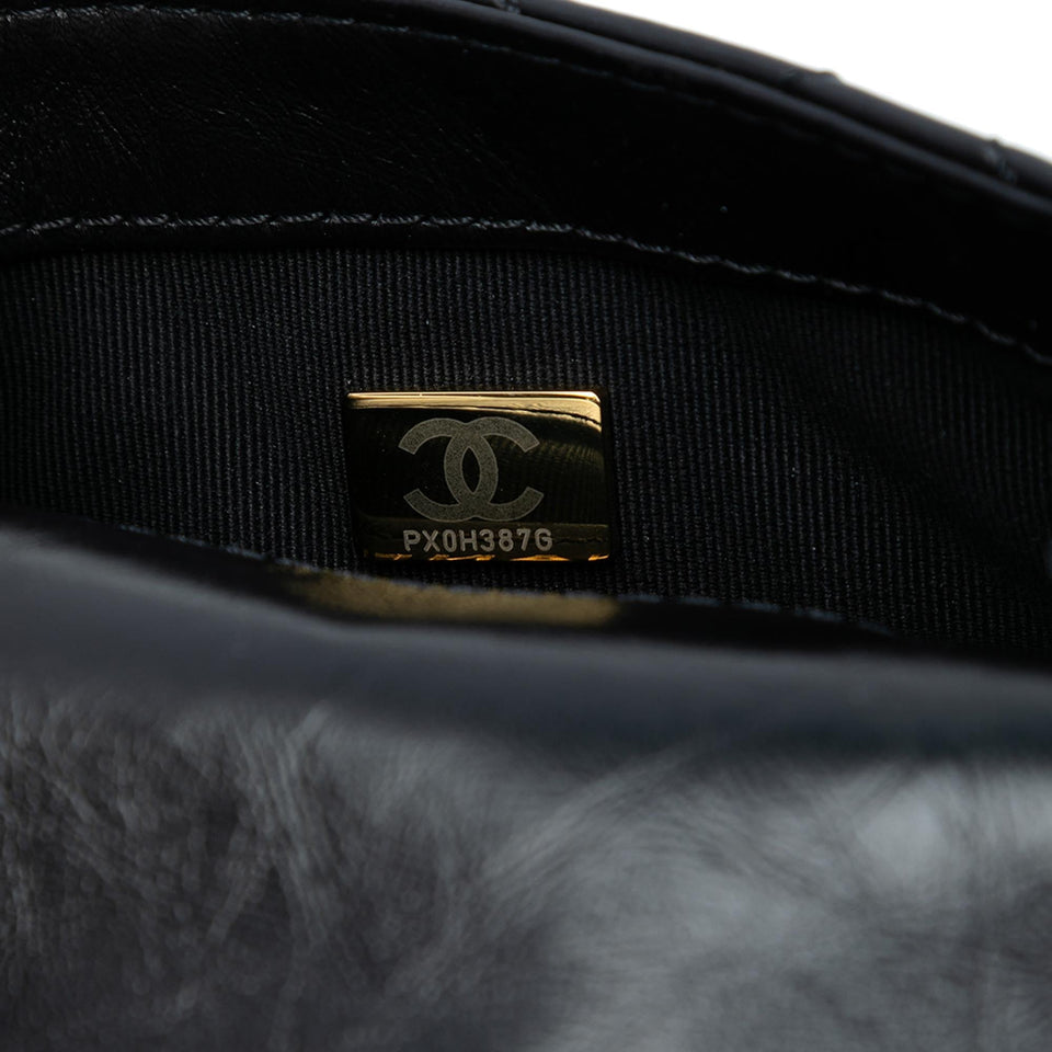 Chanel Mini Aged Calfskin City School Flap