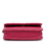 Chanel Mini CC Matelasse Pearl Crush Lambskin Crossbody Bag