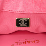 Chanel Mini CC Quilted Caviar Messenger Flap
