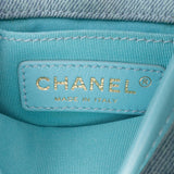 Chanel Mini CC Quilted Denim Crossbody