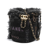 Chanel Mini Denim Mood Bucket with Chain