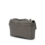 Chanel Mini Embellished Calfskin Chevron Square Envelop Flap