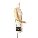 Chanel Mini Goatskin Chic Pearls Clutch On Chain