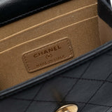 Chanel Mini Goatskin Chic Pearls Clutch On Chain