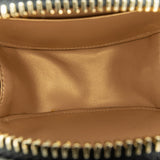 Chanel Mini Lambskin Golden Plate Round Clutch with Chain (SHG-WiHX9Q)