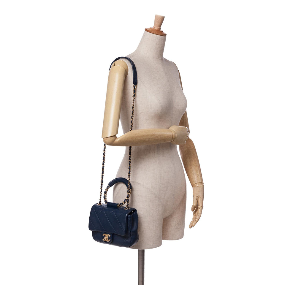 Chanel Mini Lambskin In The Loop Flap