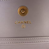Chanel Mini Lambskin Pearl Crush Clutch On Chain