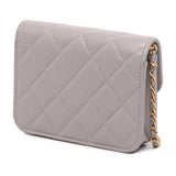Chanel Mini Lambskin Pearl Crush Clutch On Chain
