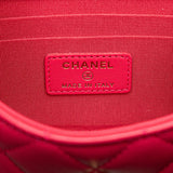 Chanel Mini Lambskin Trendy CC Clutch With Chain
