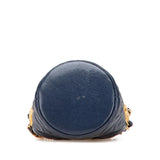 Chanel Mini Quilted Caviar Medallion Charms Drawstring Bucket Bag