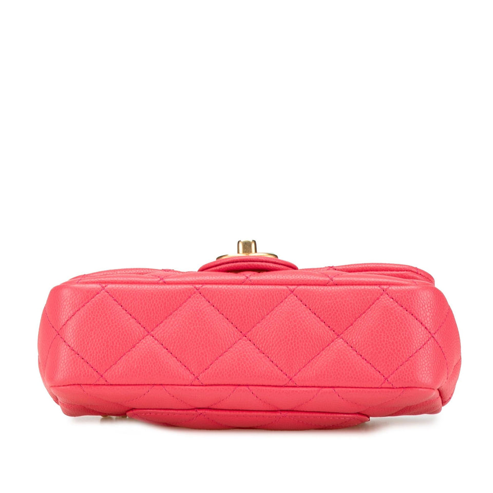 Chanel Mini Quilted Caviar Sweetheart Flap