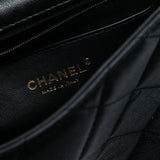 Chanel Mini Quilted Caviar Top Handle Flap
