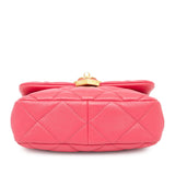 Chanel Mini Quilted Lambskin Acrylic Coco Love Flap