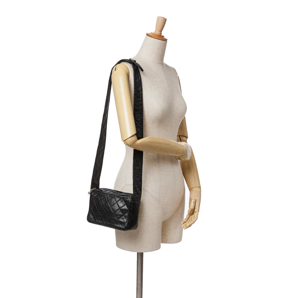 Chanel Mini Quilted Lambskin Camera Crossbody