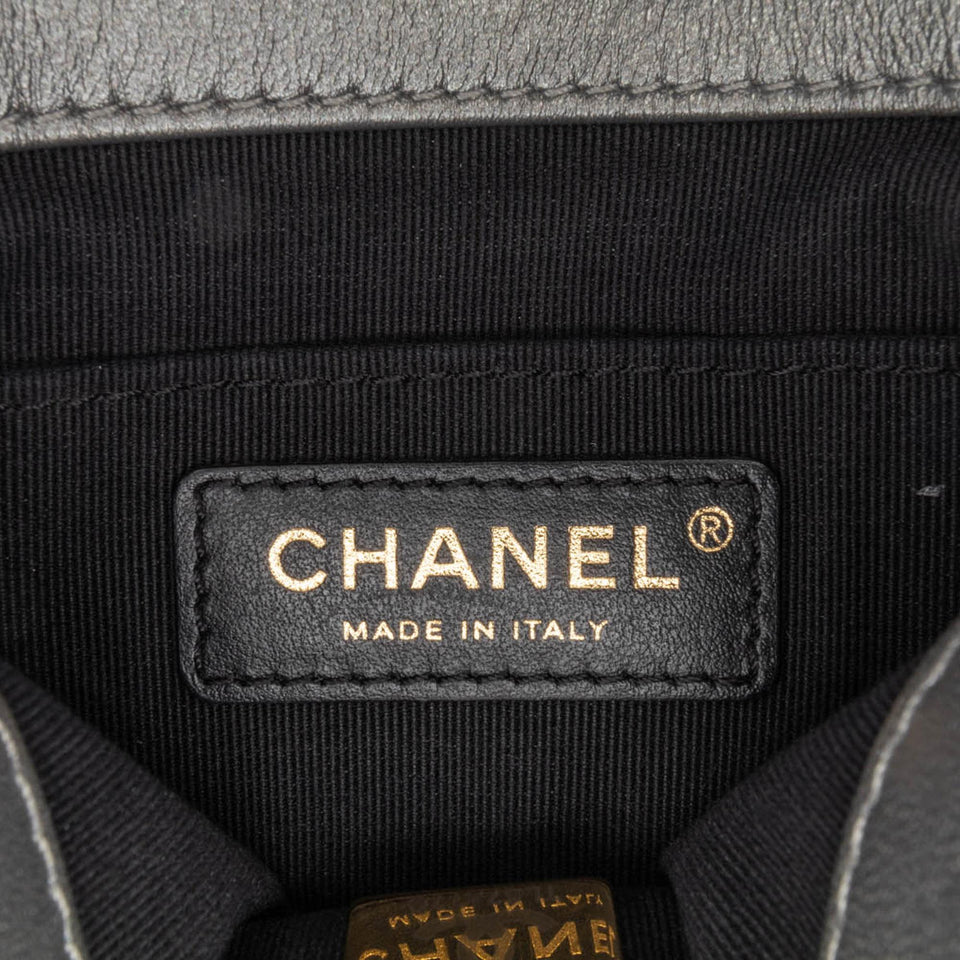 Chanel Mini Quilted Lambskin Side Note Flap