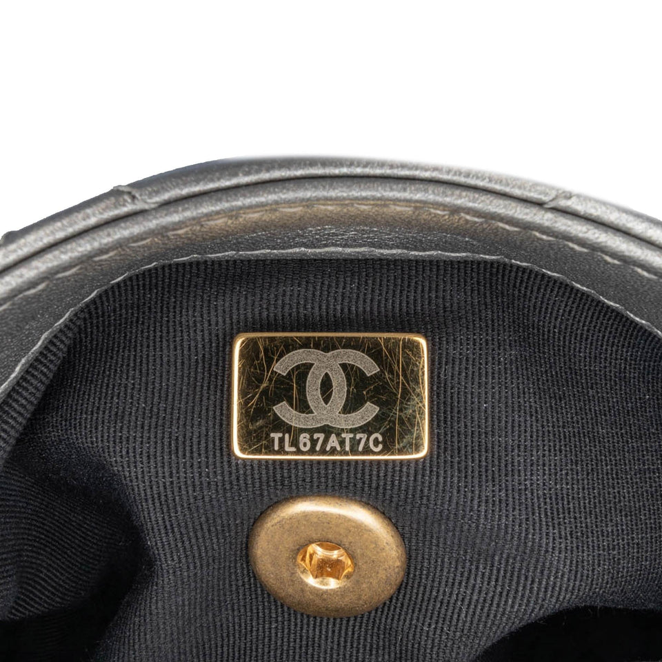 Chanel Mini Quilted Lambskin Side Note Flap