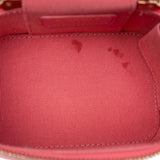Chanel Mini Quilted Lambskin Top Handle Vanity Case With Chain