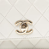 Chanel Mini Quilted Lambskin Trendy CC Wallet On Chain