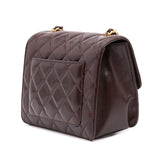 Chanel Mini Quilted Shiny Lambskin Single Flap
