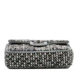 Chanel Mini Quilted Tweed River of Pearls Flap