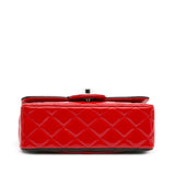 Chanel Mini Rectangular Bicolor Patent Single Flap