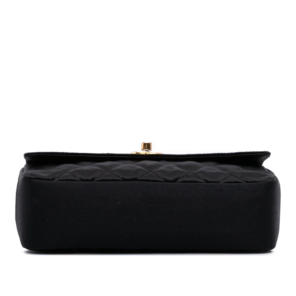 Chanel Mini Rectangular CC Quilted Satin Flap