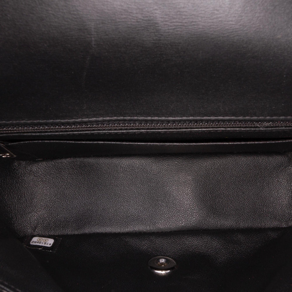 Chanel Mini Rectangular Classic Bicolor Patent Single Flap