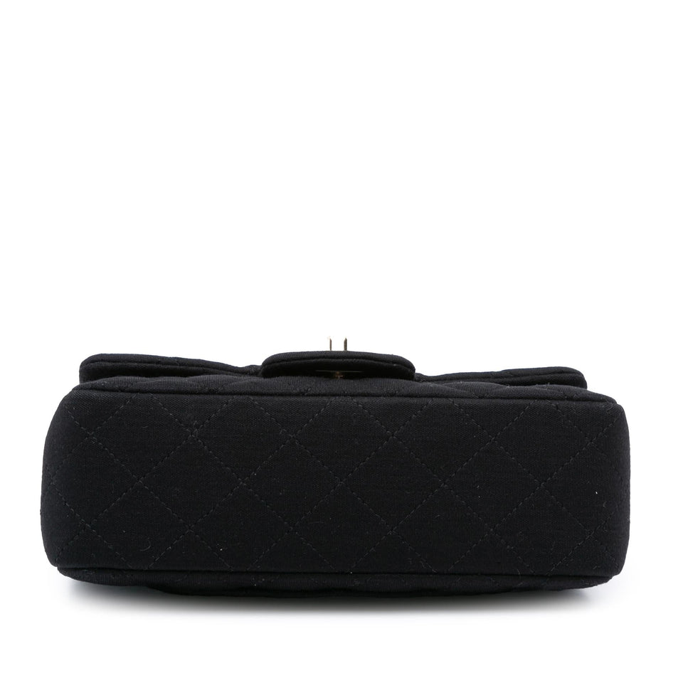 Chanel Mini Rectangular Classic Jersey Single Flap