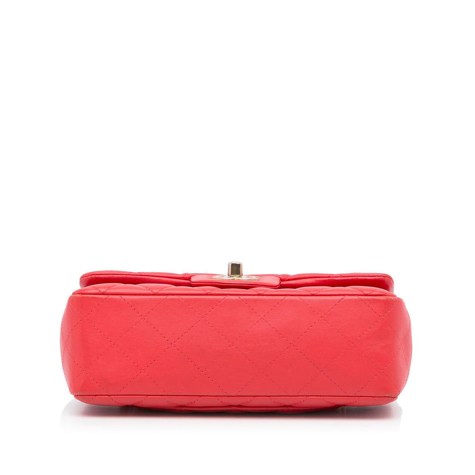 Chanel Mini Rectangular Classic Lambskin Single Flap