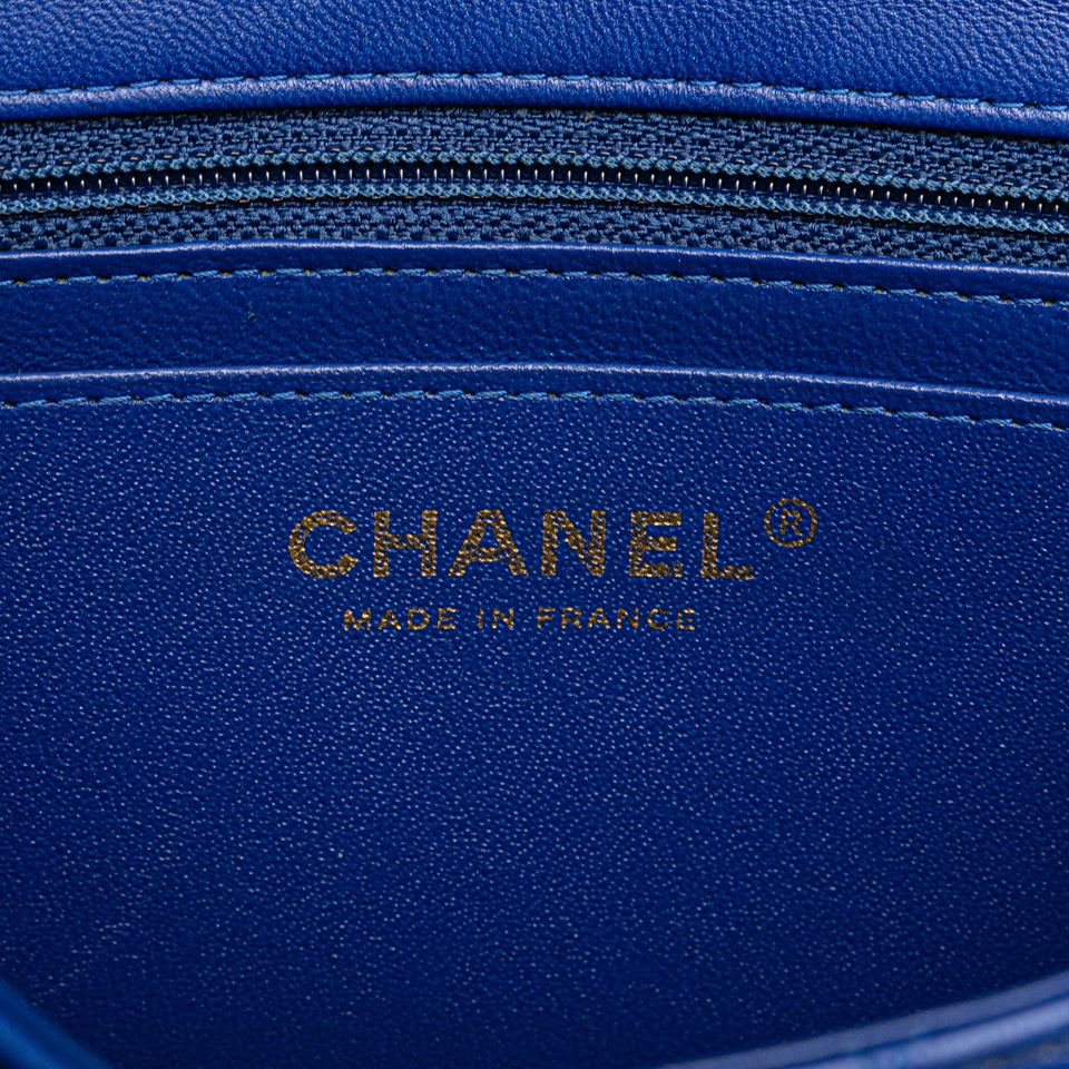 Chanel Mini Rectangular Classic Lambskin Single Flap